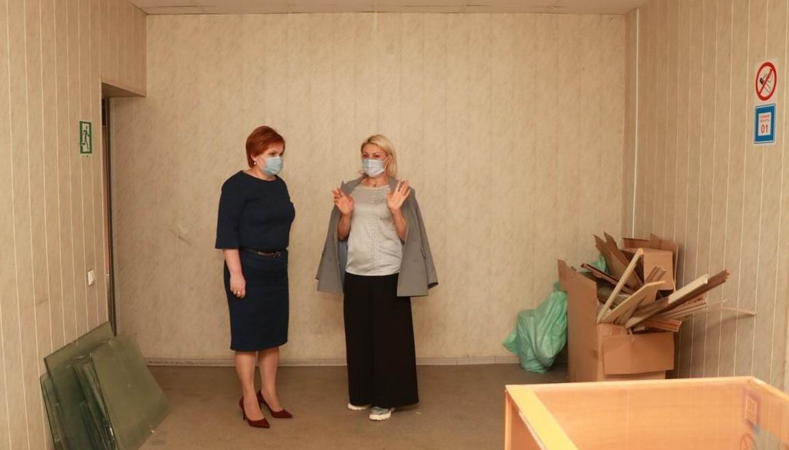 Елена Сорокина в будущей социальной гостинице